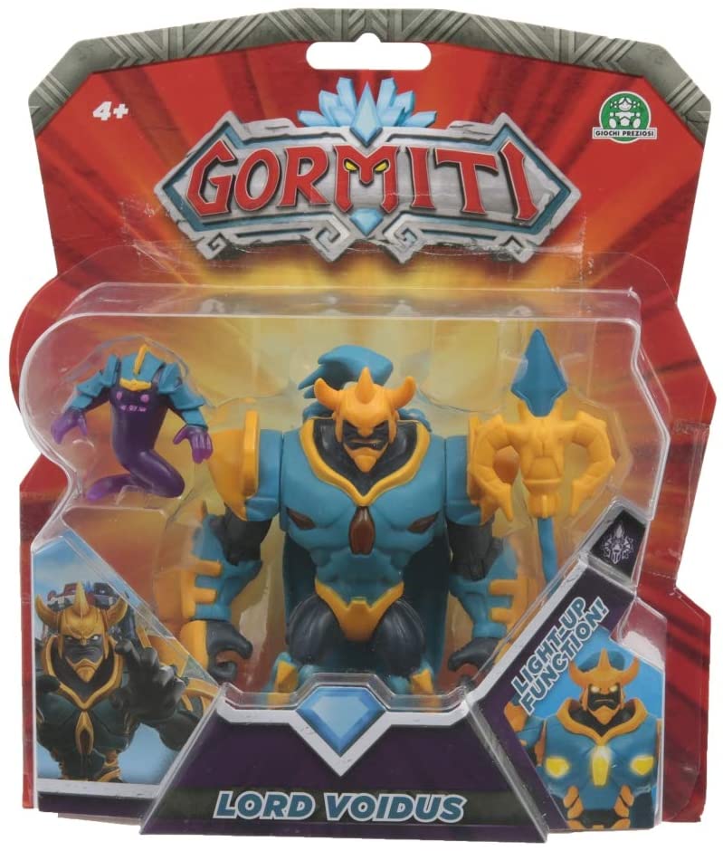 Gormiti Lord Voidus 12 cm 5.5 Inch Action Figure with Light-up Function TV Series - fimurineforall.com