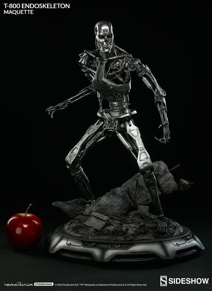 Terminator T-800 Endoskeleton 1/4 Scale Maquette Statue 300157 - fimurineforall.com