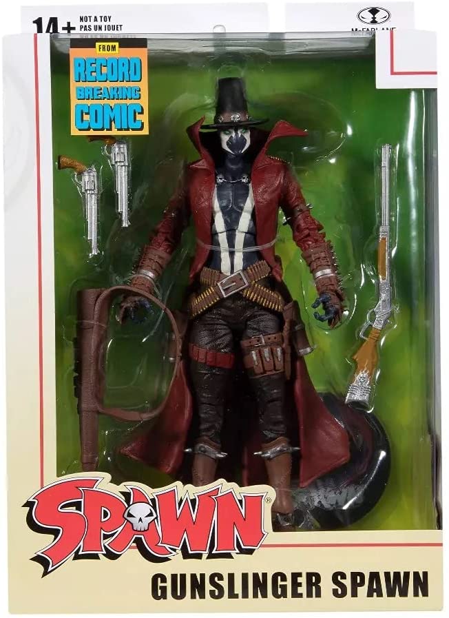 Mcfarlane Spawn Deluxe 7" Figure - Gunslinger - fimurineforall.com