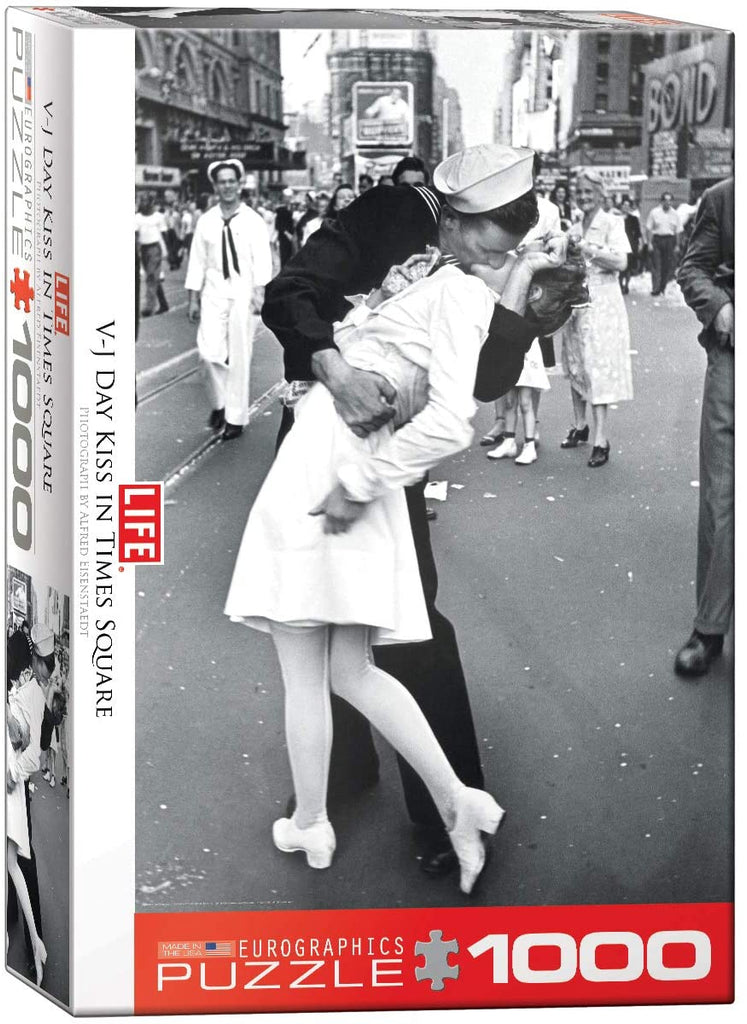 Puzzle 1000 Piece - Kissing on VJ Day Life Magazine Jigsaw Puzzle 6000-0820 - fimurineforall.com