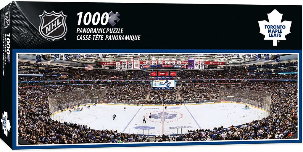 Puzzle 1000 Piece Panoramic - NHL Hockey Toronto Maple Leafs Stadium Panoramic Jigsaw Puzzle - fimurineforall.com
