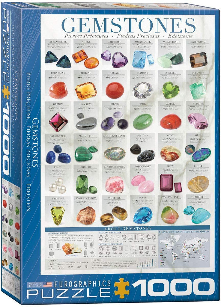 Puzzle 1000 Piece - Gemstones Jigsaw Puzzle 6000-0582 - fimurineforall.com