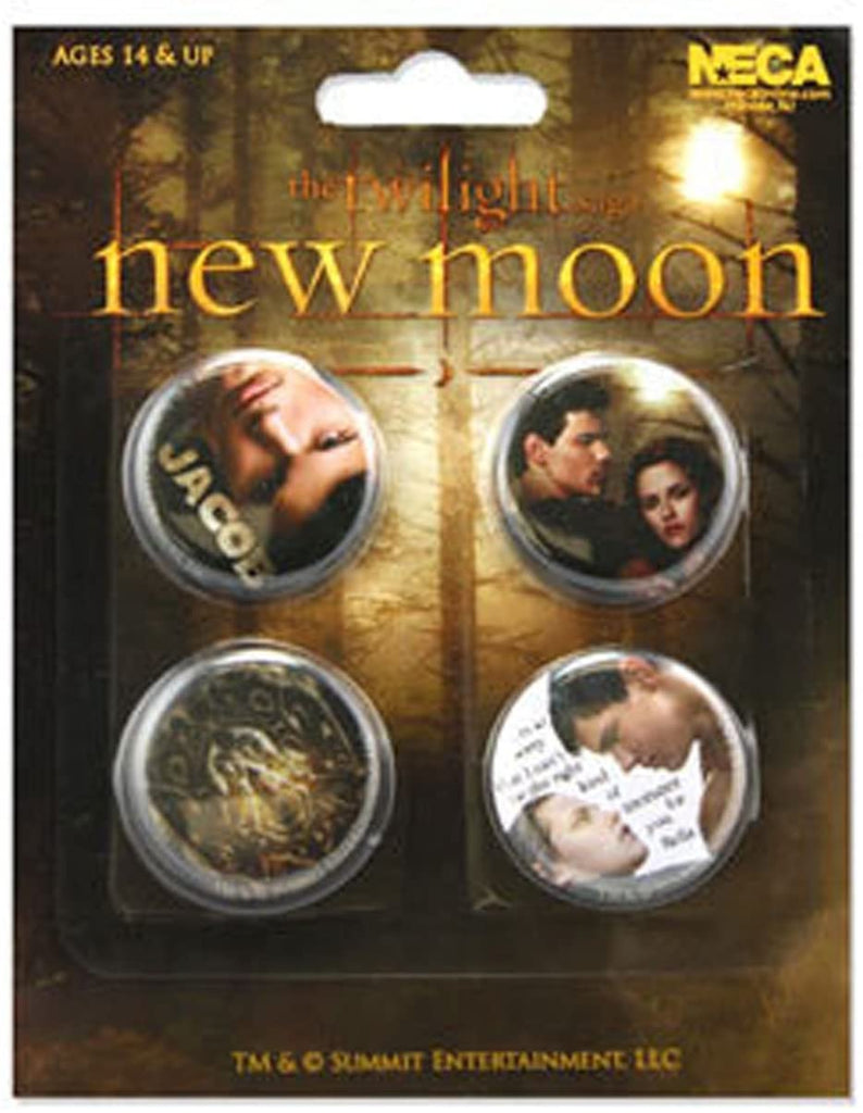Twilight New Moon pack 4 badges Jacob - fimurineforall.com