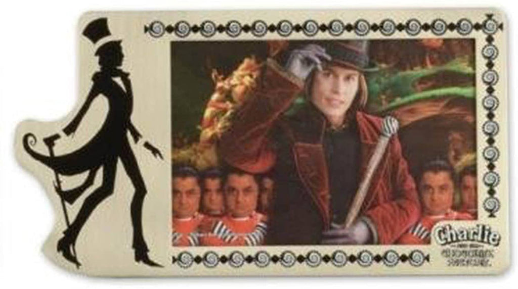 Charlie and the Chocolate Factory Pewter Frame 4" X 6" - fimurineforall.com