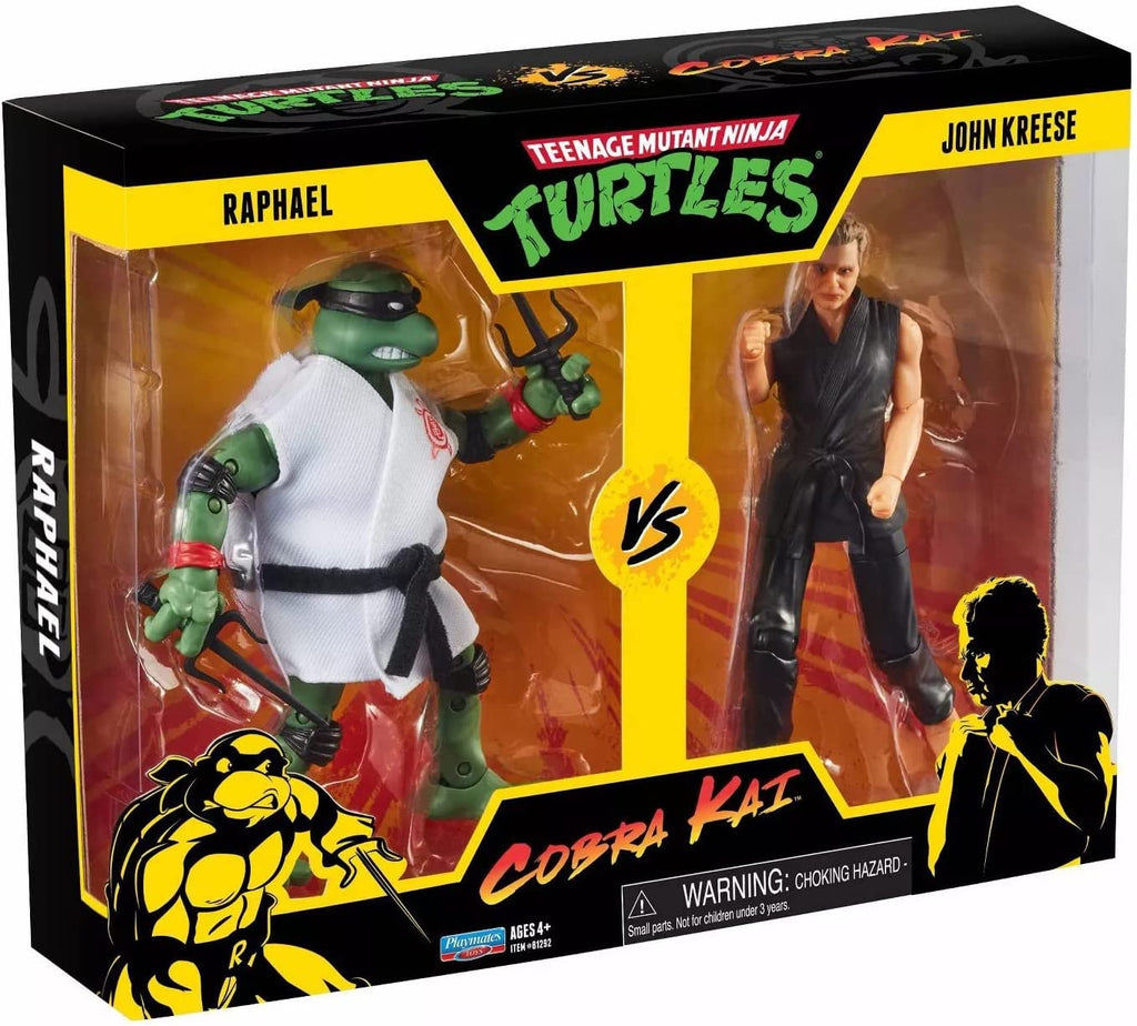 Teenage Mutant Ninja Turtles vs. Cobra Kai Raph vs. John Kreese 2 Pack - fimurineforall.com