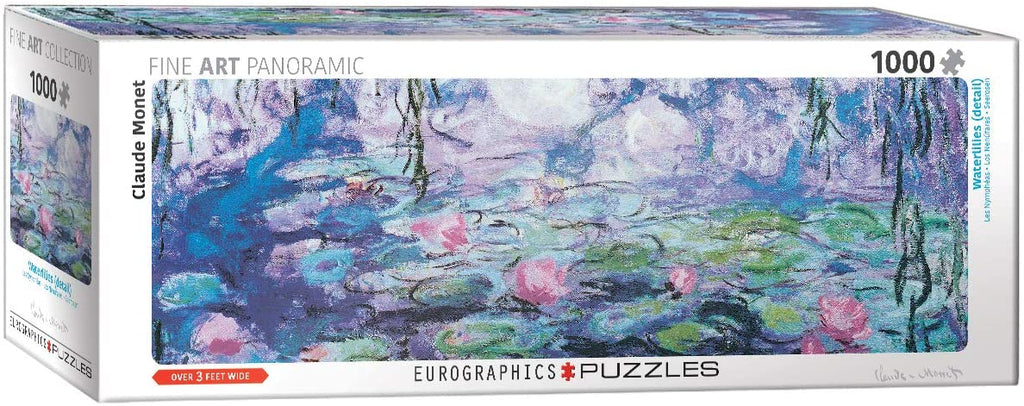 Puzzle 1000 Piece Panoramic - Flowers Plants Grass Purple Green Panoramic Jigsaw Puzzle 6010-4366 - fimurineforall.com
