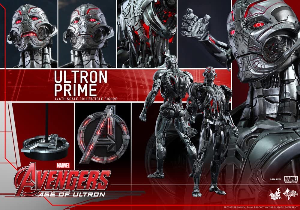 Hot Toys MARVEL The Avengers 2 (Age of Ultron) Ultron Prime 12" Deluxe #902343 MMS 284