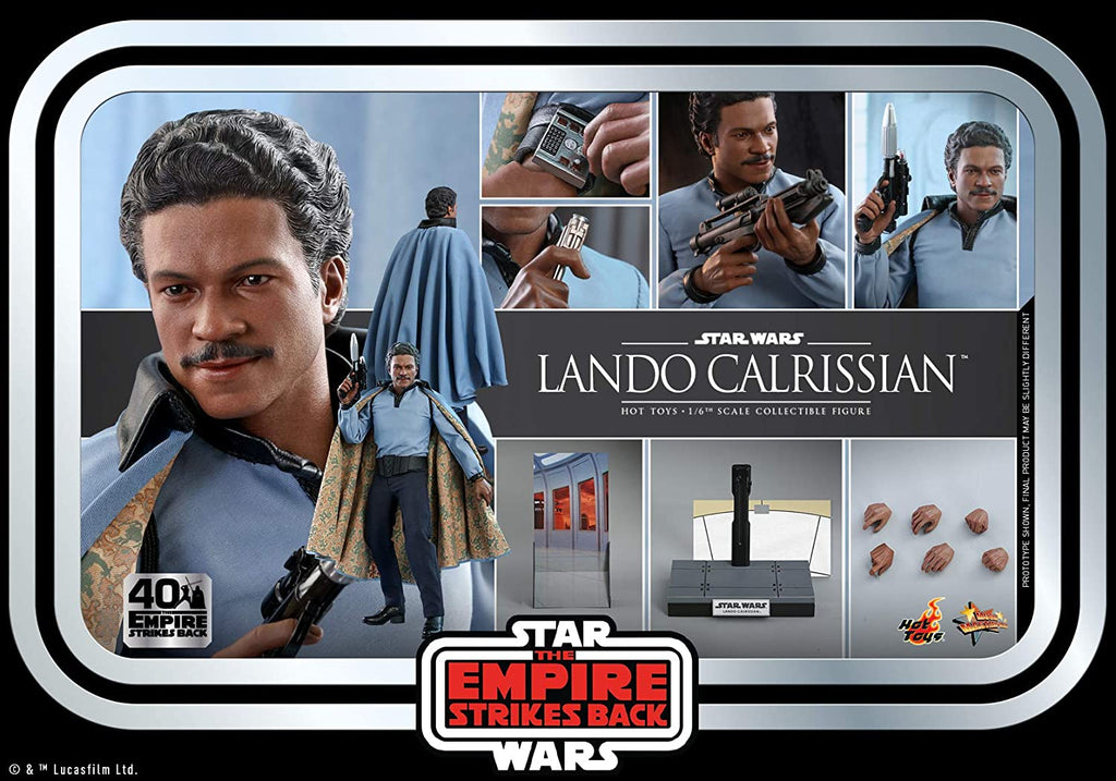 Hot Toys Star Wars: The Empire Strikes Back - Lando Calrissian 1/6 Scale 40th Anniversary 907059 MMS588 - fimurineforall.com