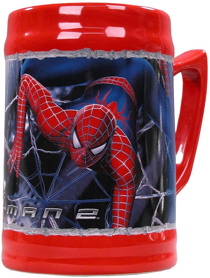 Spiderman 2 Movie Stoneware Stein Mug - fimurineforall.com