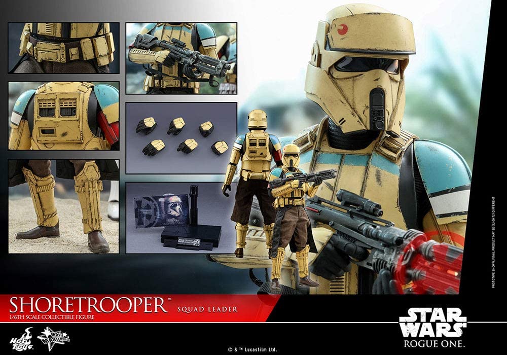 Hot Toys Star Wars Rogue One Shoretrooper Squad Leader 1/6 Scale Figure 907516 MMS592 - fimurineforall.com