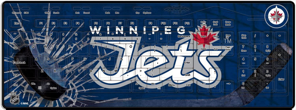 NHL Winnipeg Jets Wireless Keyboard - fimurineforall.com
