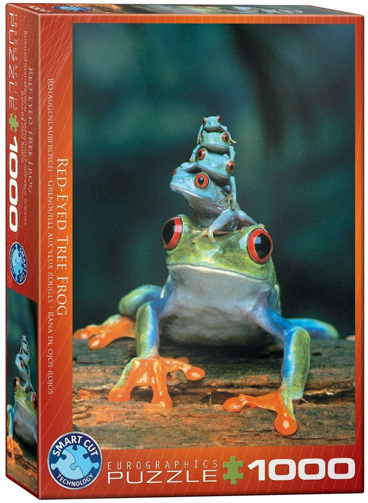 Puzzle 1000 Piece - Red Eyed Tree Frog Jigsaw Puzzle 6000-3004 - fimurineforall.com