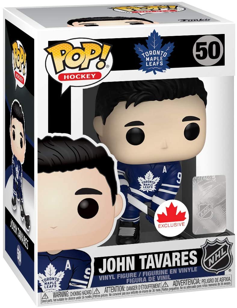 Pop Sport NHL Hockey 3.75 Vinyl Figure - John Tavares #50 (Toronto Maple Leafs) CDN Exclusive - fimurineforall.com