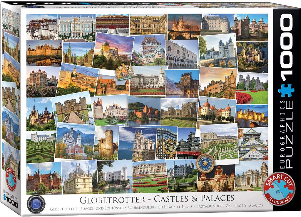 Puzzle 1000 Piece - Globetrotter Castles and Palaces Jigsaw Puzzle 6000-0762 - fimurineforall.com