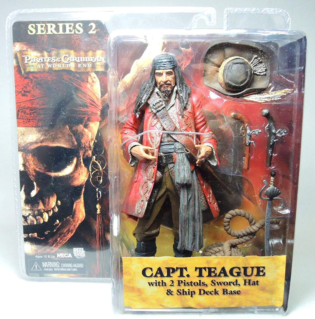 NECA Pirates of the Caribbean At World's End Series 2 Captain Teague Action Figure - fimurineforall.com