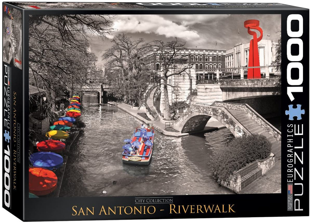 Puzzle 1000 Piece - San Antonio River Walk Jigsaw Puzzle 6000-0664 - fimurineforall.com