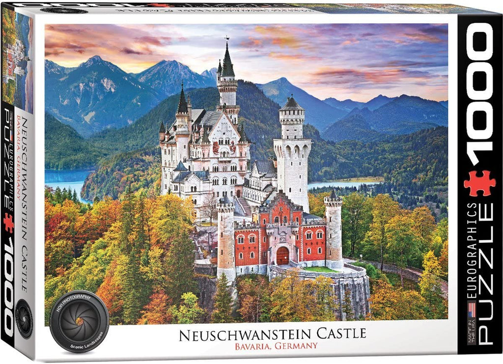 Puzzle 1000 Piece - Neuschwanstein Jigsaw Puzzle 6000-0946 - fimurineforall.com