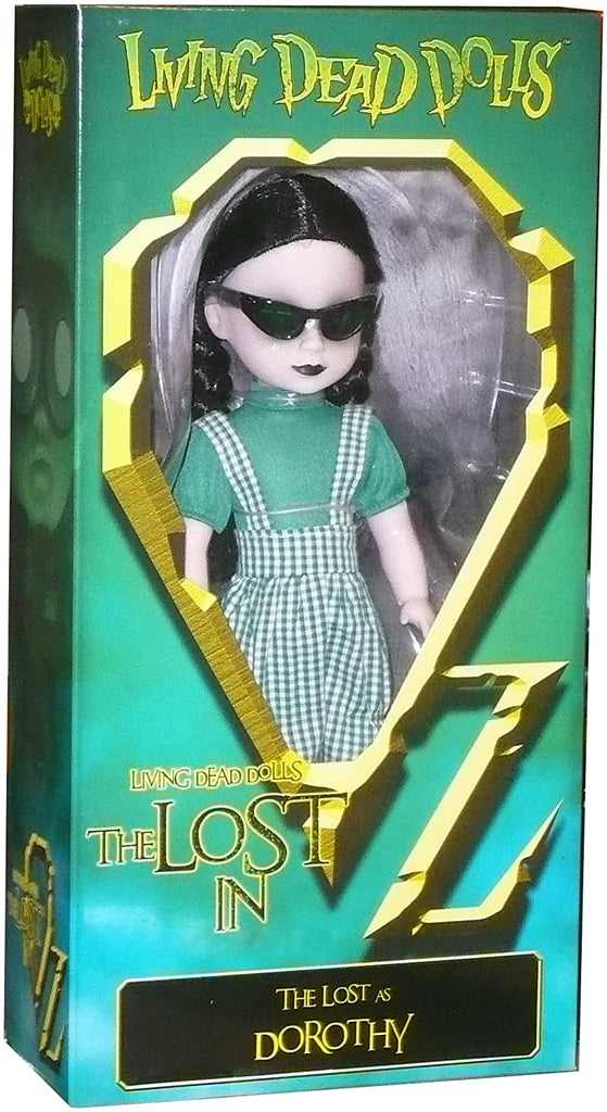 Living Dead Dolls Presents The Lost In OZ Exclusive Emerald City Variant - The Lost as Dorothy Variant 10 Inch Doll - fimurineforall.com