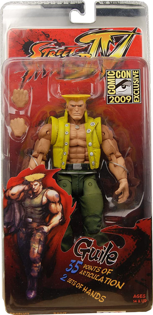 NECA Street Fighter 4 "Guile in Charlie Costume Comicon 2009 Exclusive - fimurineforall.com