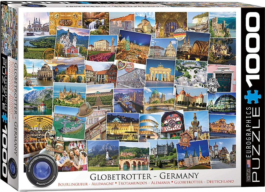 Puzzle 1000 Piece - Globetrotter Germany Jigsaw Puzzle 6000-5465 - fimurineforall.com