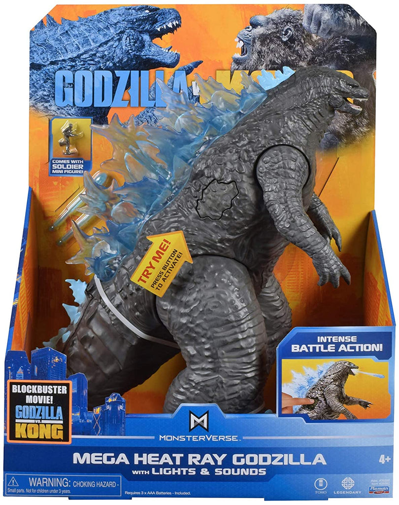 Godzilla vs Kong Movie 13 Inch Mega Figure MonsterVerse - Godzilla with Lights & Sounds - fimurineforall.com