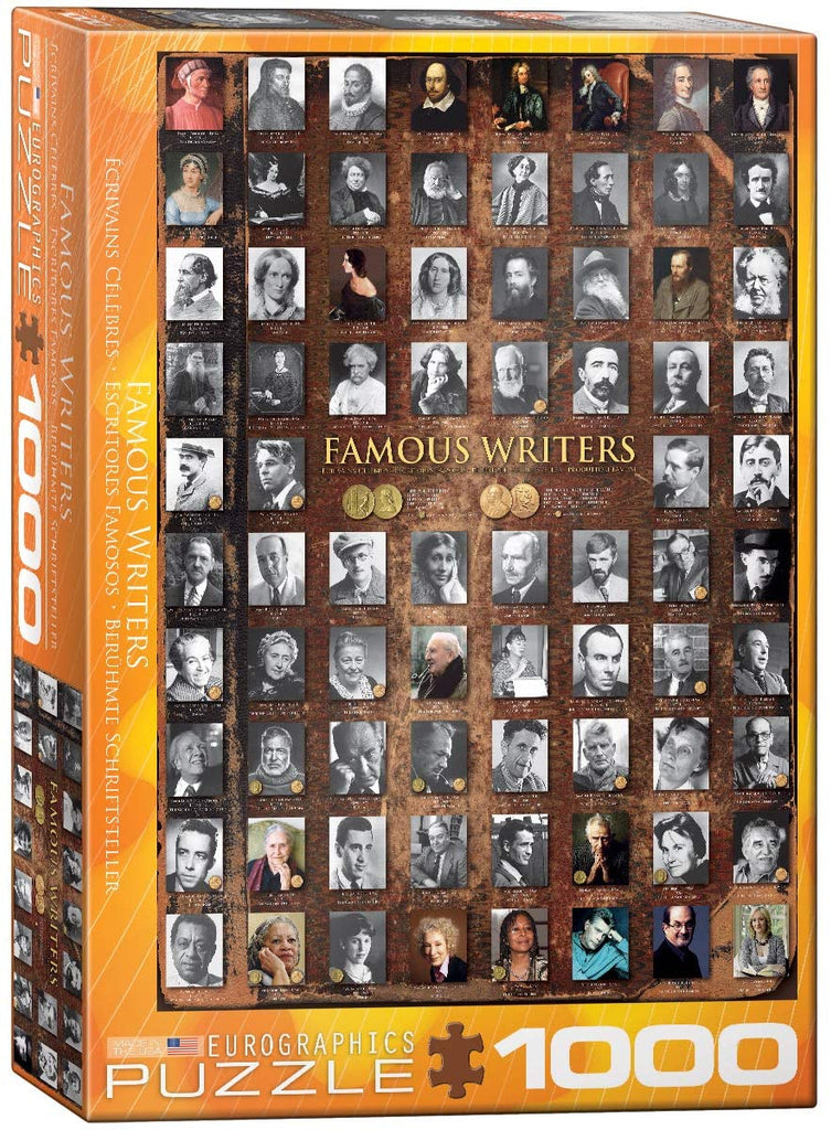 Puzzle 1000 Piece - Famous Writers Jigsaw Puzzle 6000-0249 - fimurineforall.com