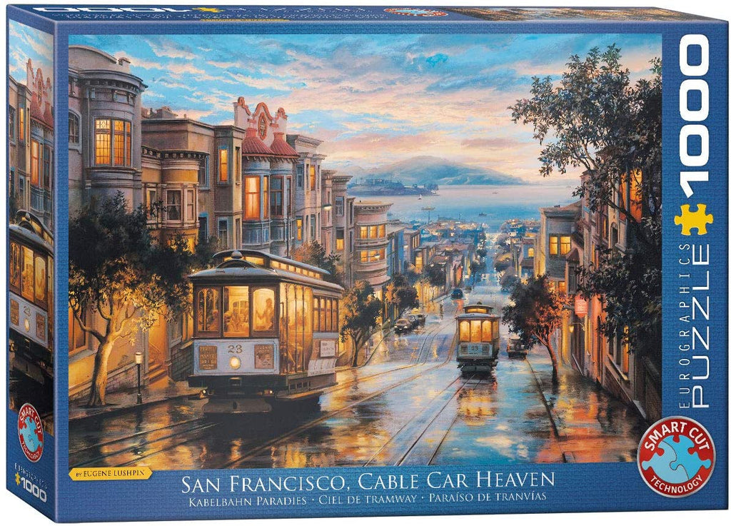 Puzzle 1000 Piece - San Francisco Cable Car Heaven by Eugene Lushpin Jigsaw Puzzle 6000-0957 - fimurineforall.com