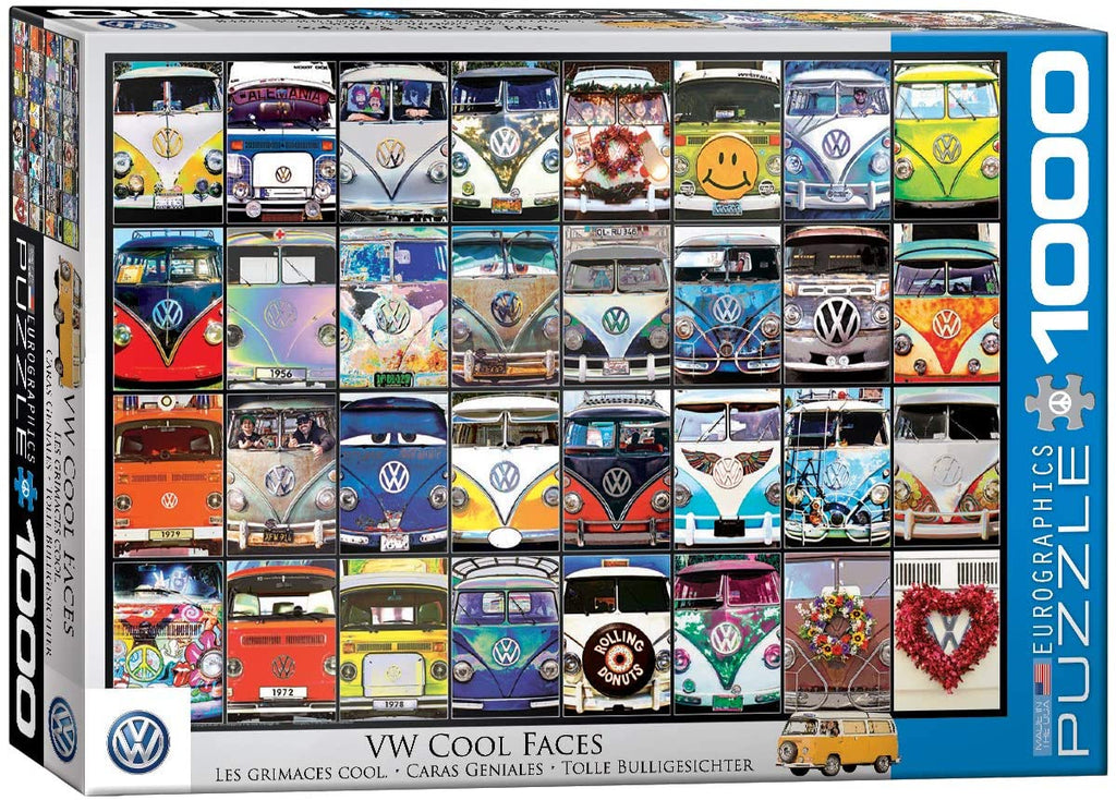 Puzzle 1000 Piece - VW Cool Bus Jigsaw Puzzle - fimurineforall.com