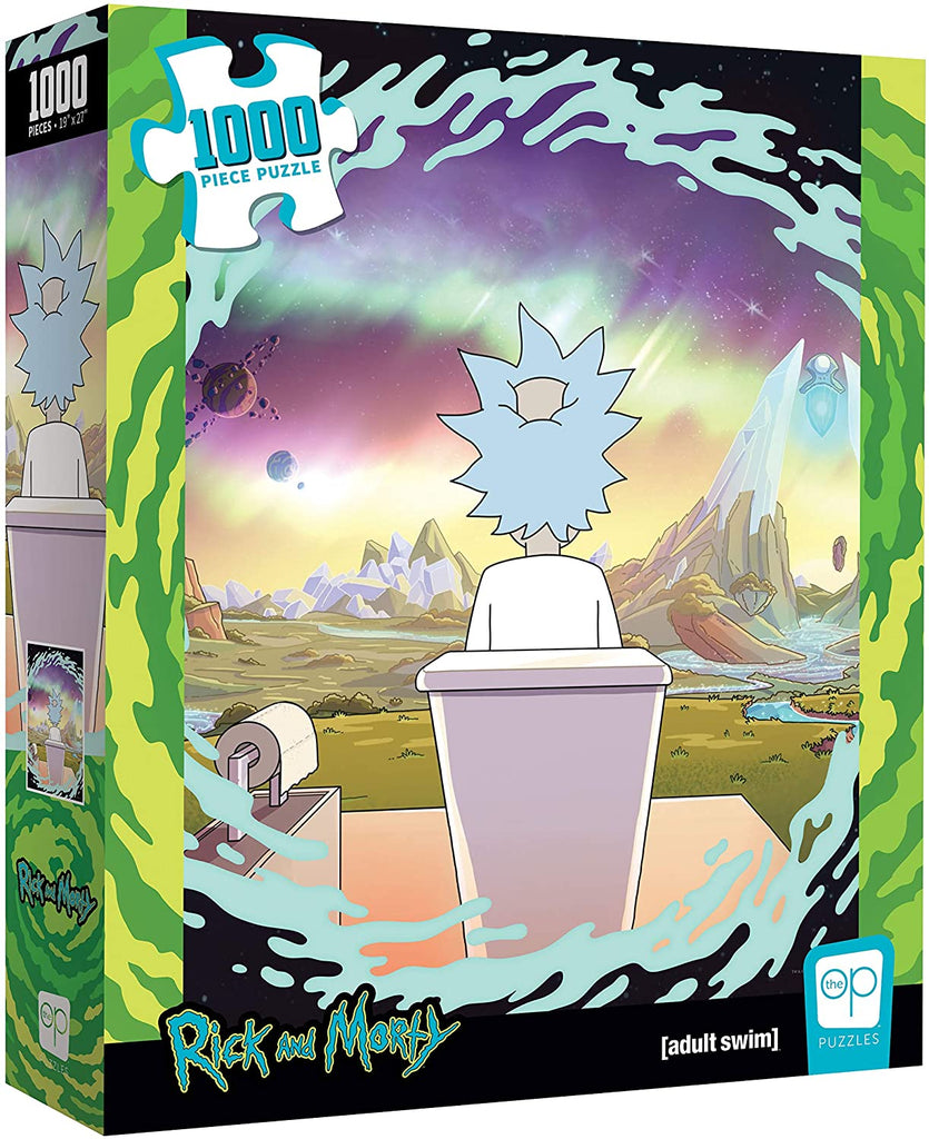 Puzzle 1000 Piece - Rick and Morty Shy Pooper Jigsaw Puzzle Adult Swim - fimurineforall.com
