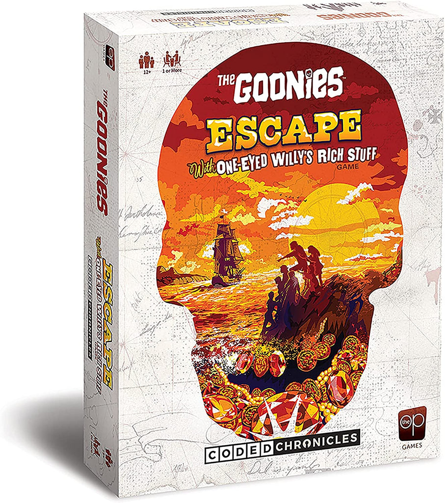 Coded Chronicles Game The Goonies: Escape with One-Eyed Willy’s Rich Stuff Board Games - fimurineforall.com