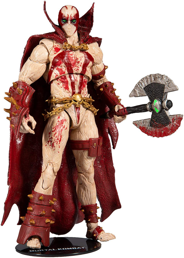 McFarlane Toys Mortal Kombat Spawn Blood Feud Hunter Skin 7” Action Figure, Multicolor - fimurineforall.com