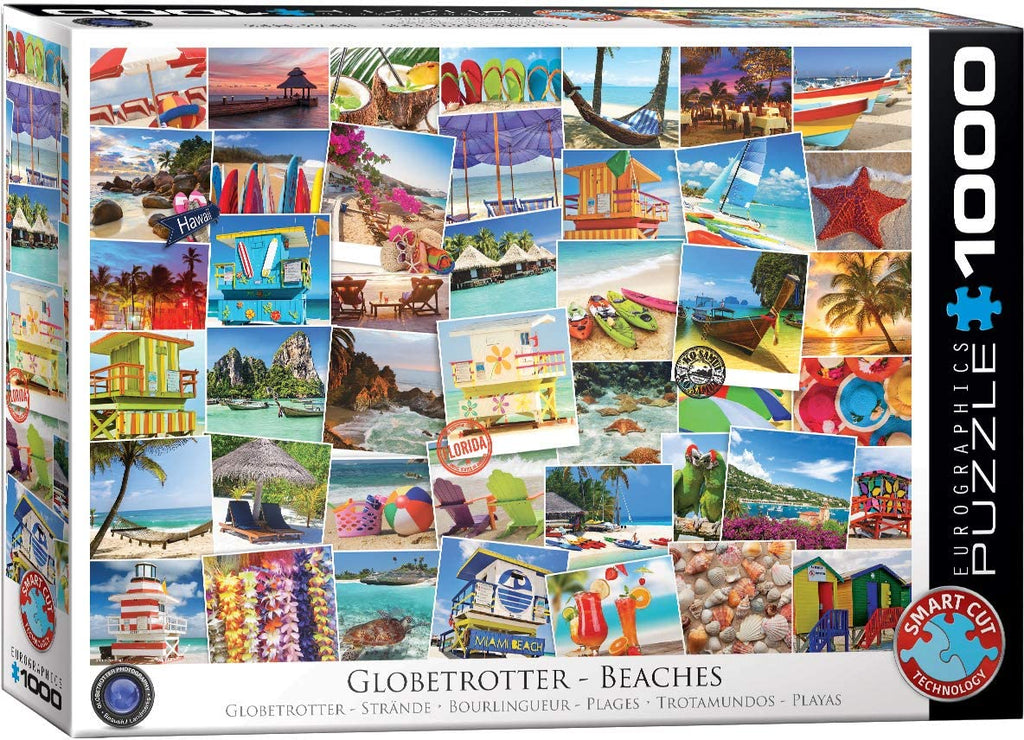 Puzzle 1000 Piece - Globetrotter Beaches Jigsaw Puzzle 6000-0761 - fimurineforall.com