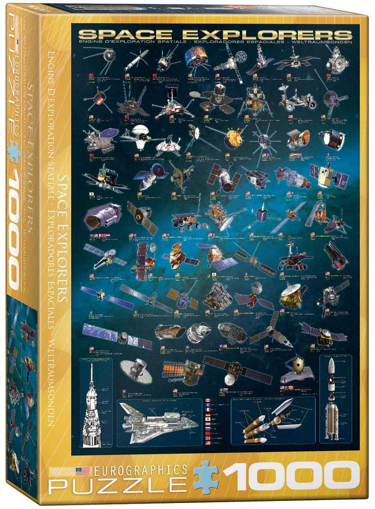 Puzzle 1000 Piece - Space Explorers Jigsaw Puzzle 6000-2001 - fimurineforall.com