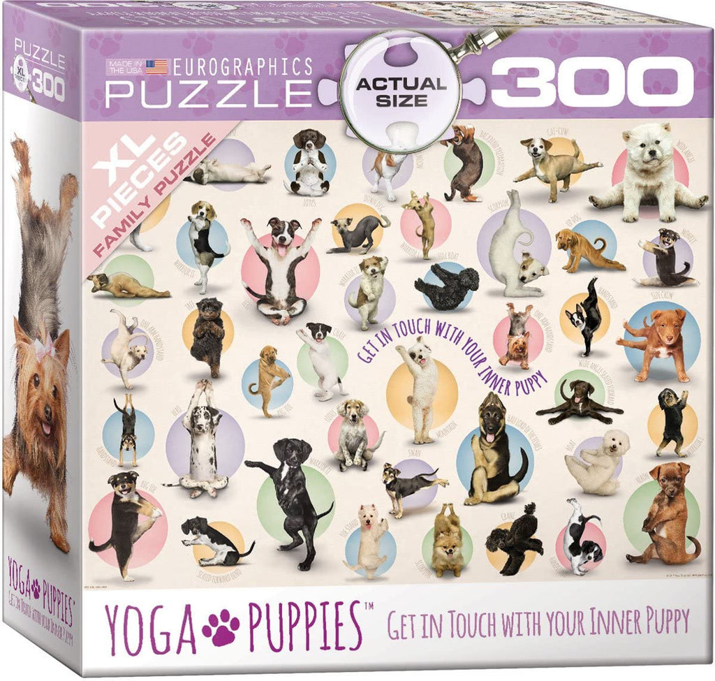 Puzzle 300 Piece - Yoga Puppies Jigsaw Puzzle - fimurineforall.com