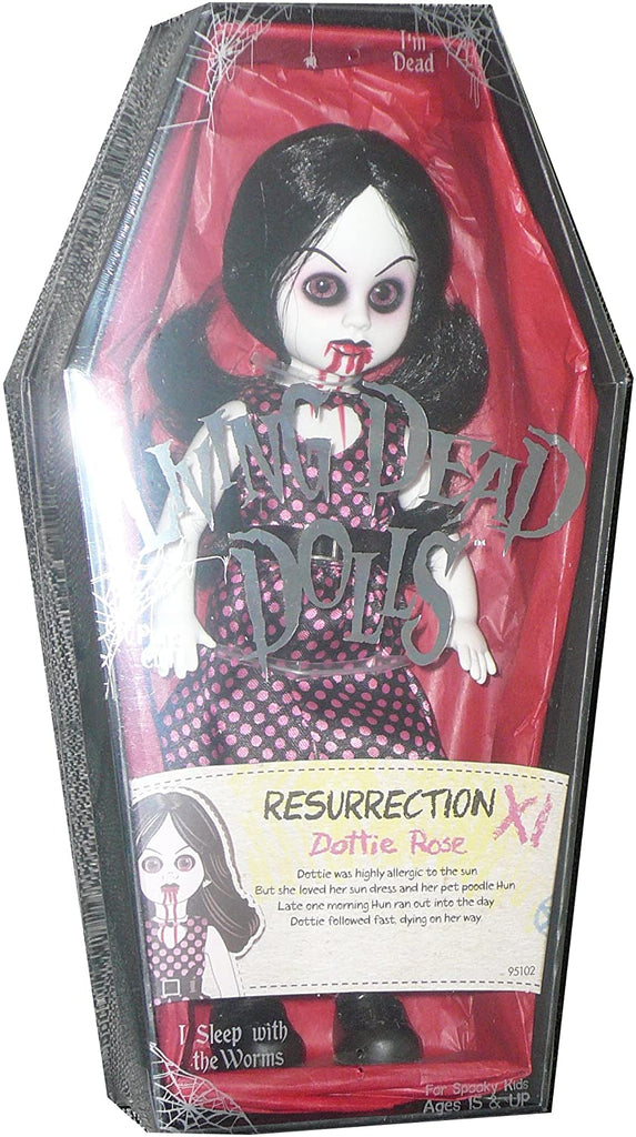 Living Dead Dolls Mezco Resurrection XI (11) Exclusive - Dottie Rose 10 Inch Doll Ltd 275 pcs - fimurineforall.com