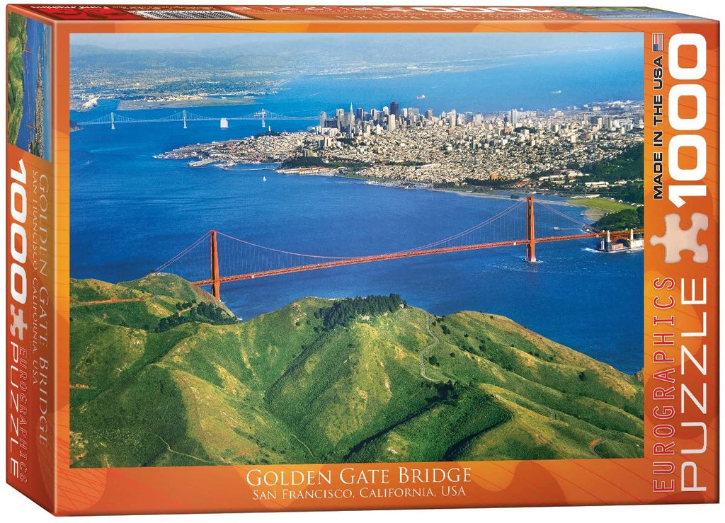 Puzzle 1000 Piece - Golden Gate Bridge, California Jigsaw Puzzle 6000-0548 - fimurineforall.com
