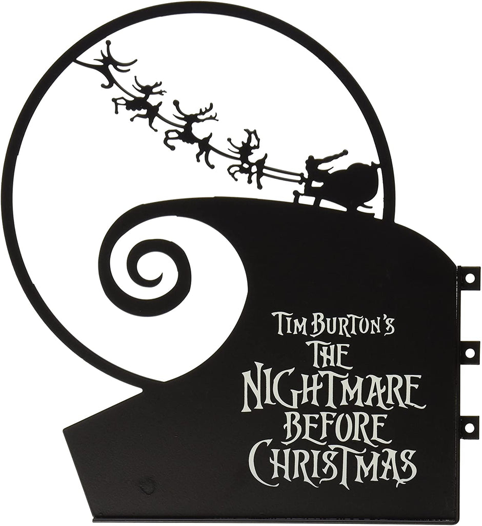 Neca Nightmare Before Christmas inches Set Out to Sleigh inches Metal Hanging Sign - fimurineforall.com