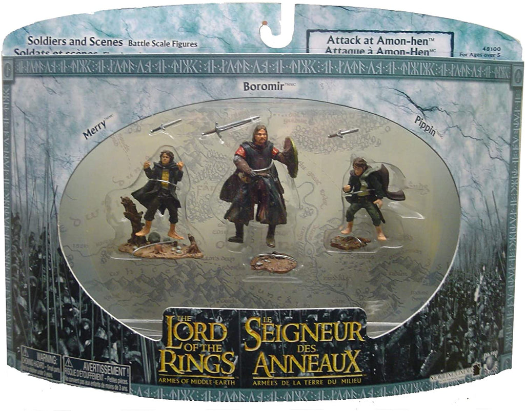 Lord of the Rings AOME Soldiers And Scenes Attack At Amon Hen New Package! - fimurineforall.com
