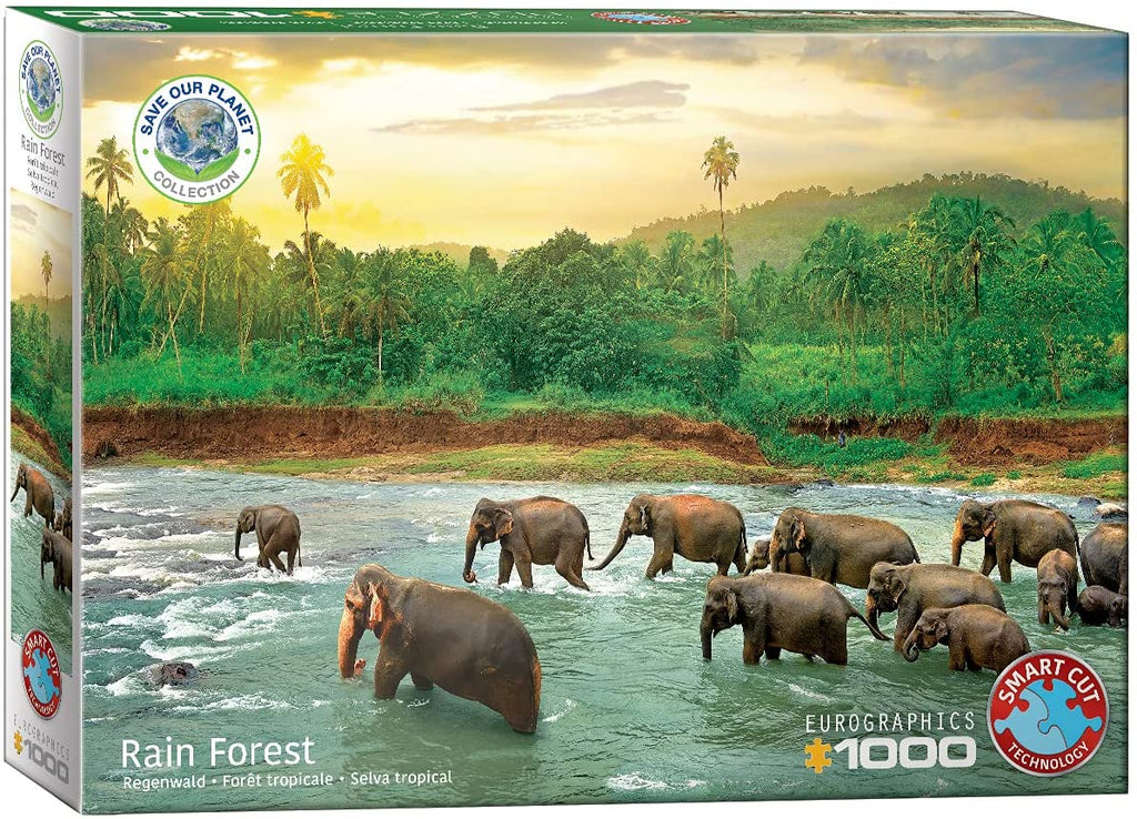 Puzzle 1000 Piece - Rainforest Jigsaw Puzzle 6000-5540 - fimurineforall.com