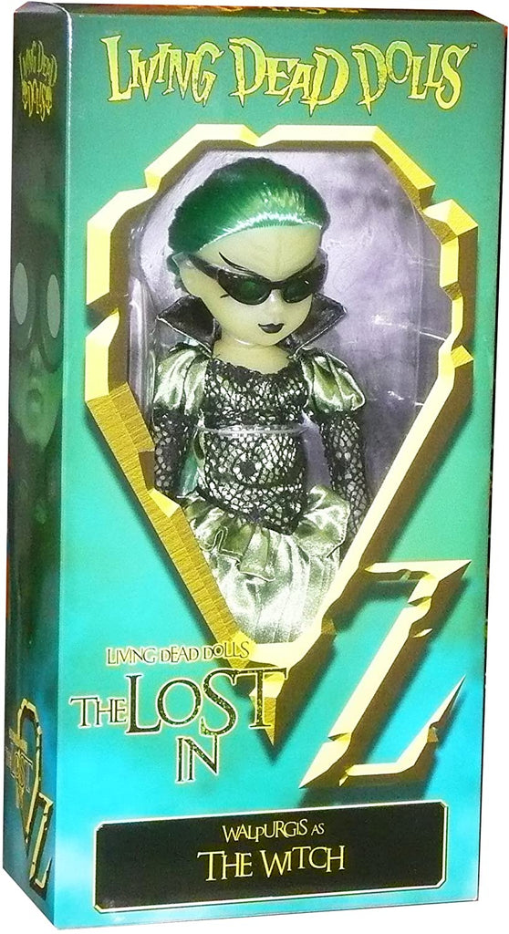 Living Dead Dolls Presents The Lost In OZ Exclusive Emerald City Variant - Walpurgis as The Witch Variant 10 Inch Doll - fimurineforall.com