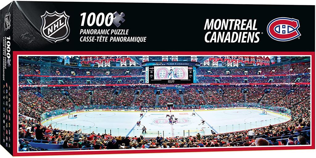 Puzzle 1000 Piece Panoramic - NHL Hockey Montreal Canadian Stadium Panoramic Jigsaw Puzzle - fimurineforall.com