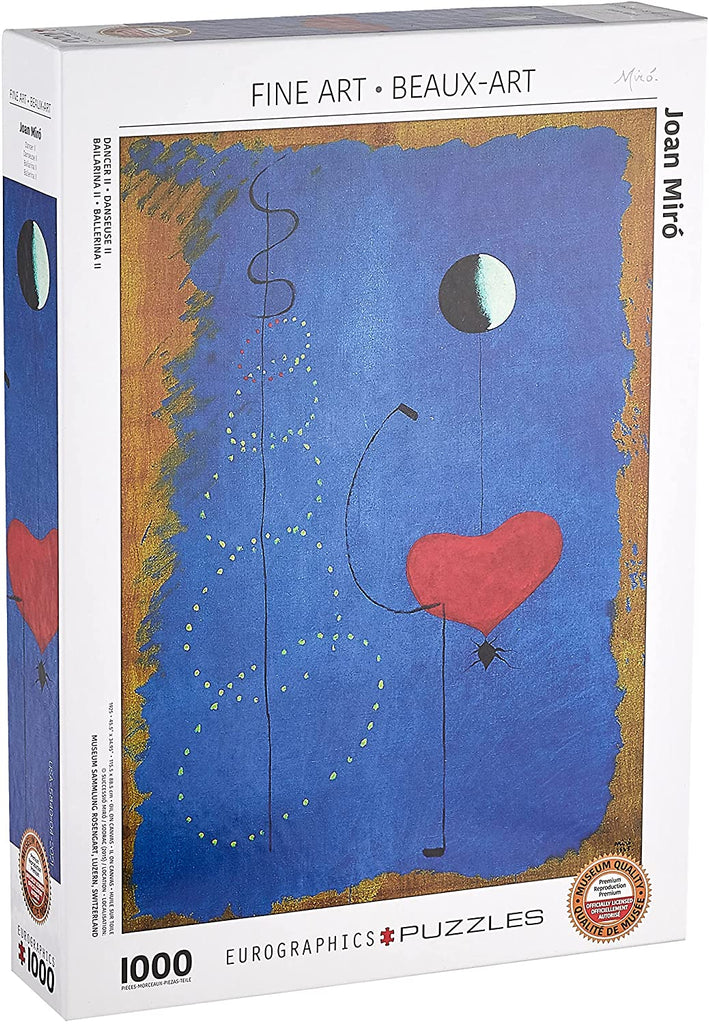Puzzle 1000 Piece - Dancer II by Joan Miro Jigsaw Puzzle 6000-0854 - fimurineforall.com