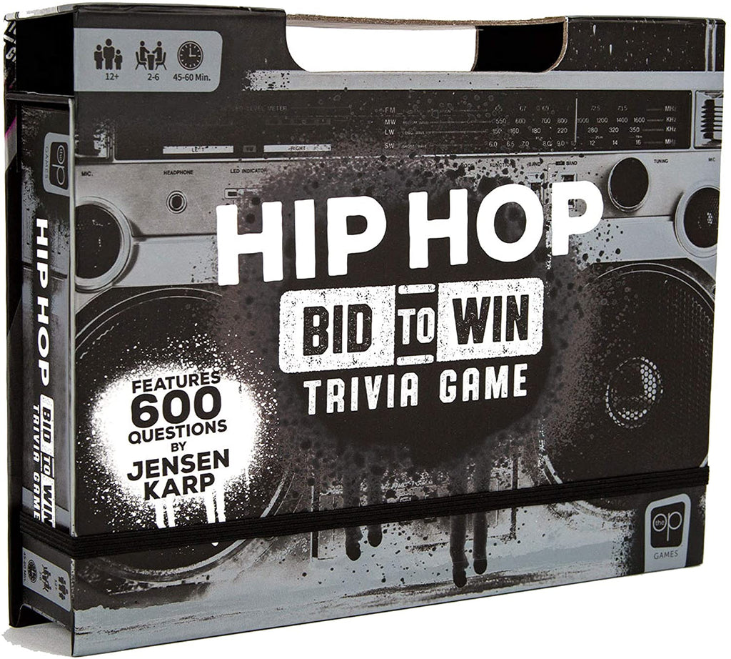 Trivia Hip Hop Bid to Win Trivia Game Music Questions Board Game - fimurineforall.com