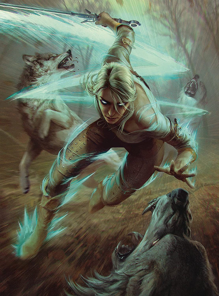 Puzzle 1000 Piece - The Witcher 3 Wild Hunt: Ciri and The Wolves Deluxe Jigsaw Puzzle - fimurineforall.com
