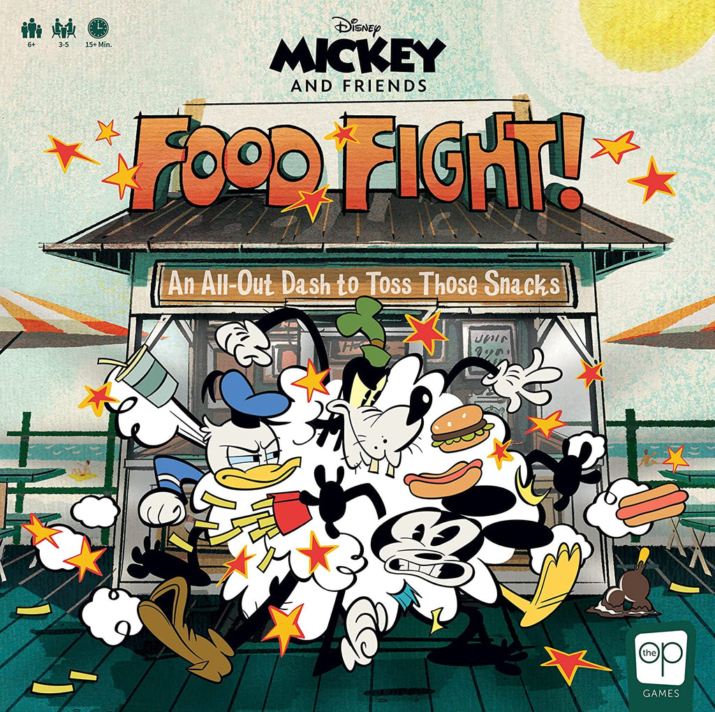Disney Mickey and Friends Food Fight Great Kids Game and Family Board Game - fimurineforall.com