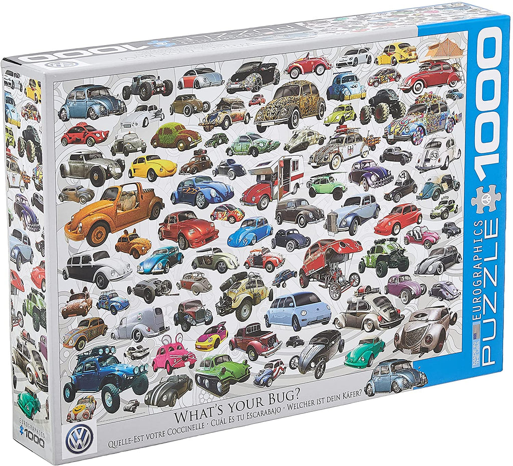 Puzzle 1000 Piece - VW Beetle What's Your Bug? Jigsaw Puzzle - fimurineforall.com