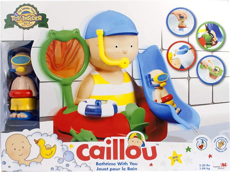 Caillou bath time with you for Toddlers - fimurineforall.com