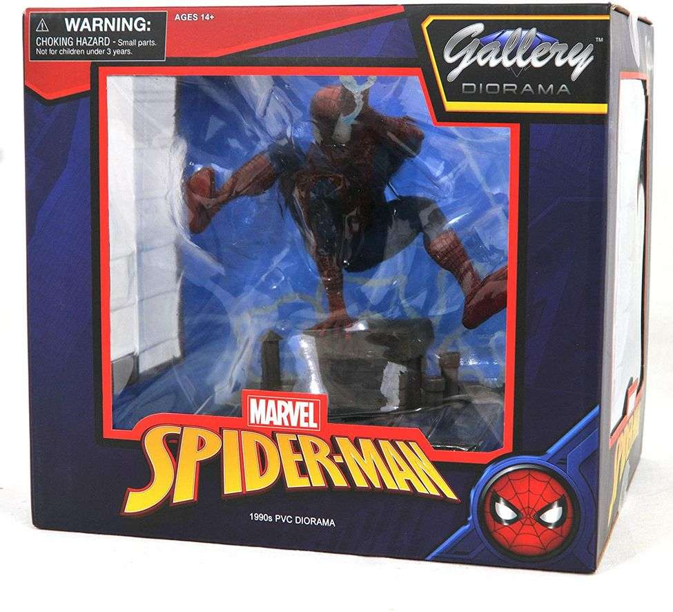 Marvel Gallery Spider-Man (90s version) 8 Inch PVC Diorama Figure