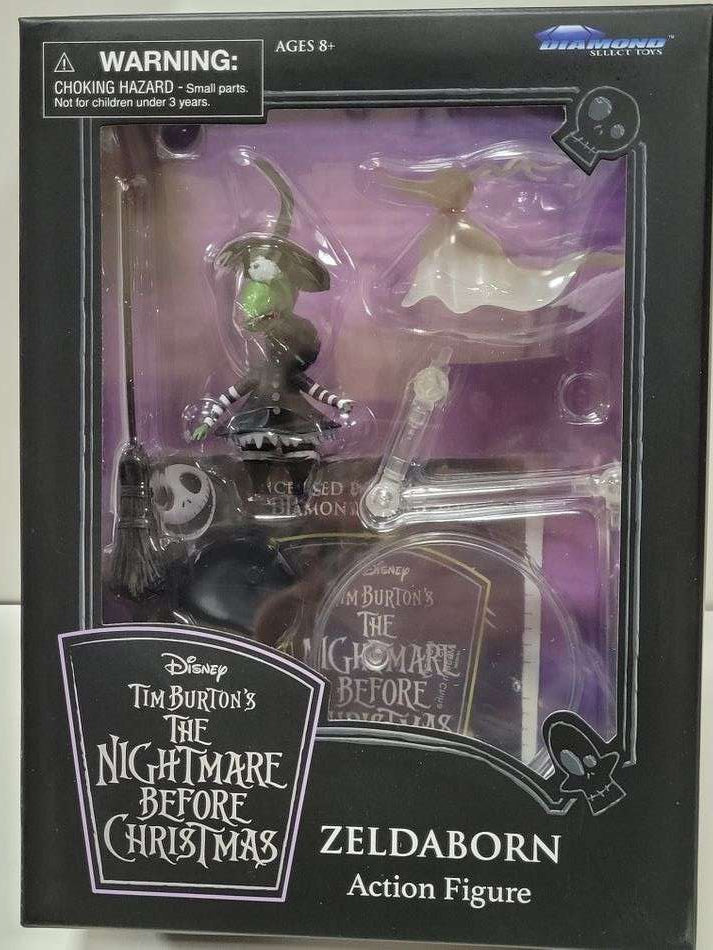 Nightmare Before Christmas Select Zeldaborn 6 Inch Deluxe Action Figure Disney - fimurineforall.com