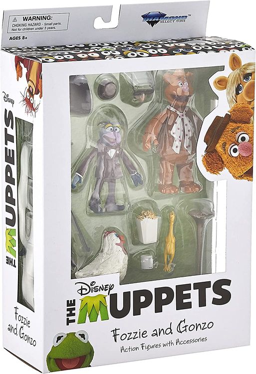 The Muppets Best of Series Fozzie and Gonzo 7 Inch Scale Action Figure - fimurineforall.com